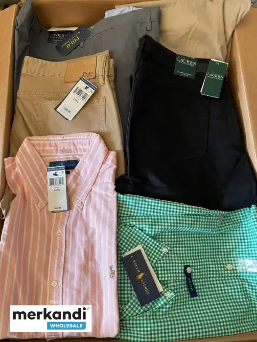 Ralph Lauren Lote de ropa para hombres 36pcs Surtido mixto: Polo Jeans, PoloShirts, Ralph Lauren Clothes