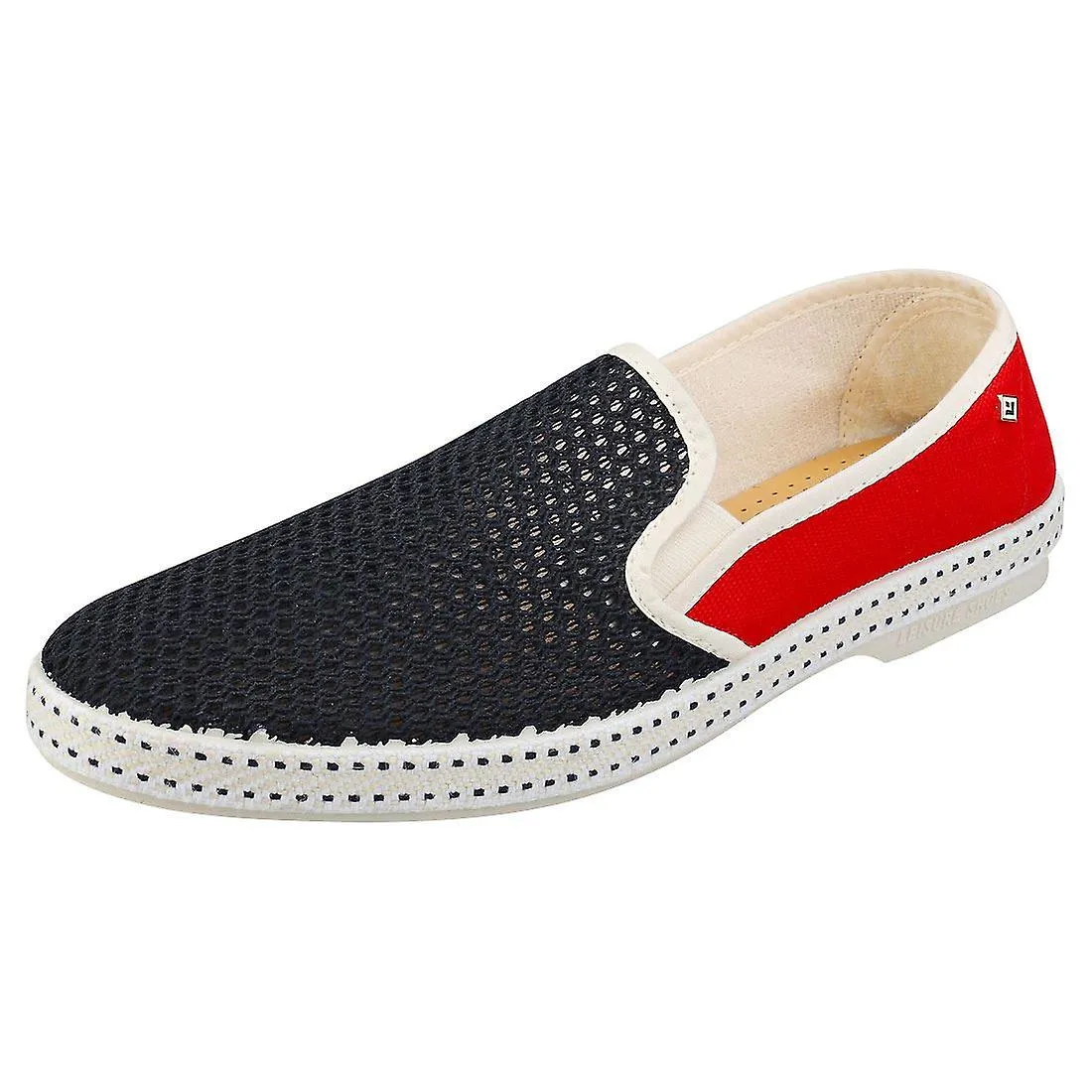 Rivieras Tdm France zapatos de espargata para hombre en color rojo marino