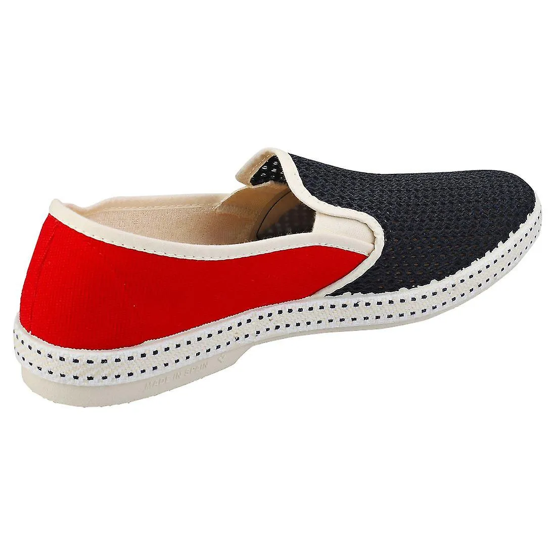 Rivieras Tdm France zapatos de espargata para hombre en color rojo marino