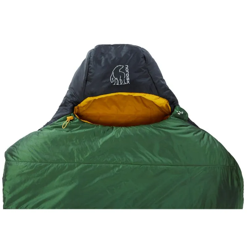 Saco de dormir NORDISK Gormsson -2° XL Curve (Verde alcachofa)