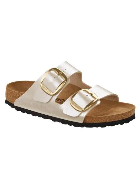 Sandalias Birkenstock Arizona big buckle metalizado para mujer