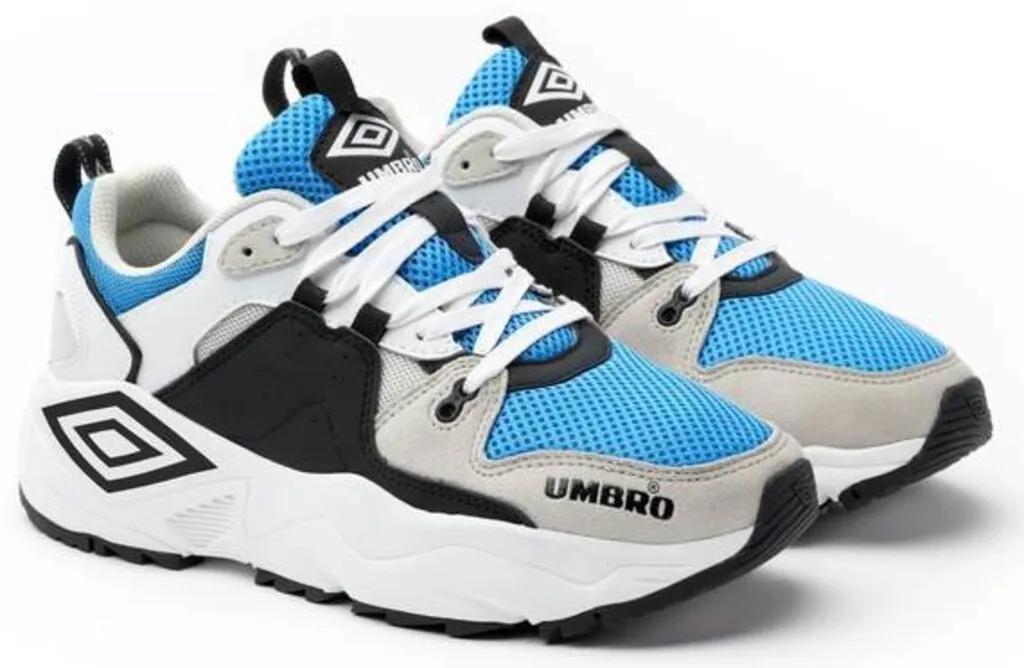 Sapato Umbro Run Branco/Azul/Preto