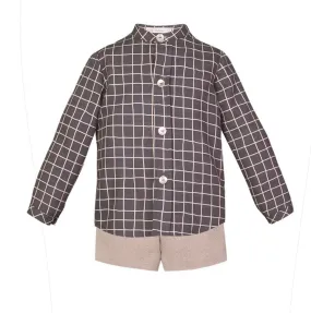 Set for boys Shirt and pants Square collection