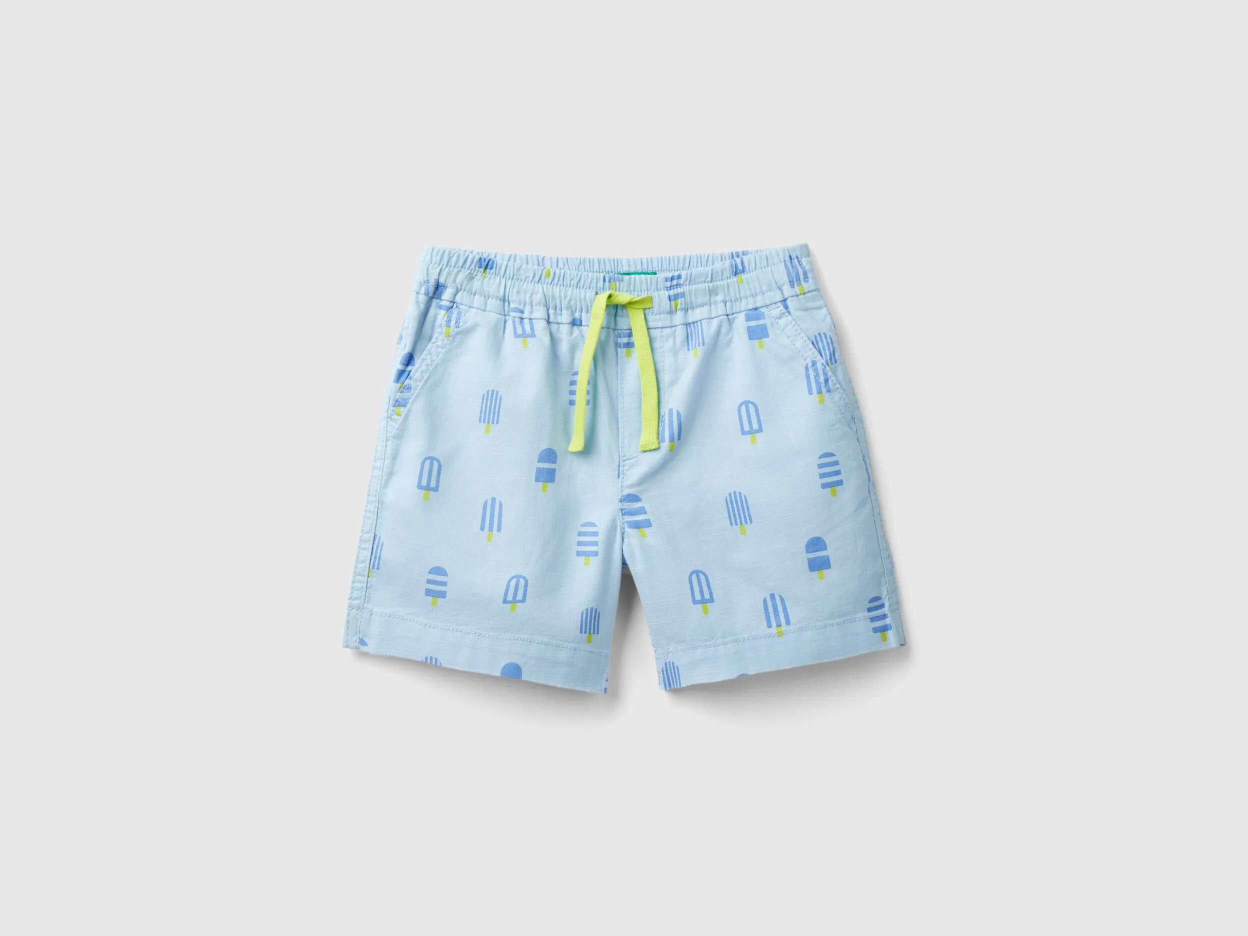 Shorts con estampado de helados