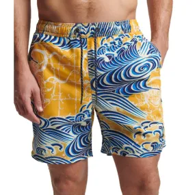 Shorts de baño hawaianos de Superdry para hombre