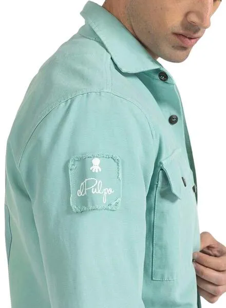 Sobrecamisa El Pulpo Landscape Verde para Hombre