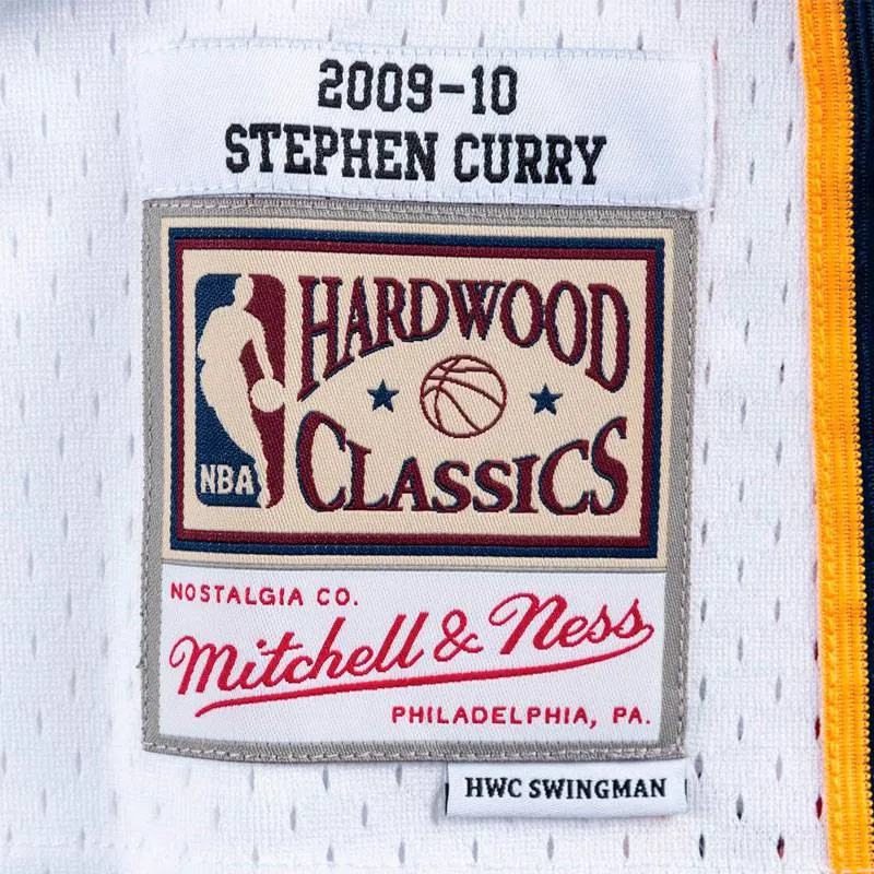 STEPHEN CURRY GOLDEN STATE WARRIORS HARDWOOD CLASSICS BLANCA 09-10