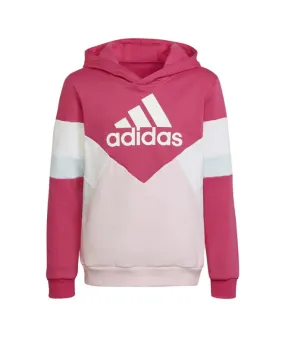 Sudadera adidas Colorblock Fleece Niño Pink