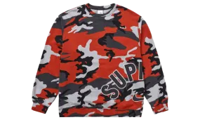 Supreme Nike Arc Crewneck Red Camo