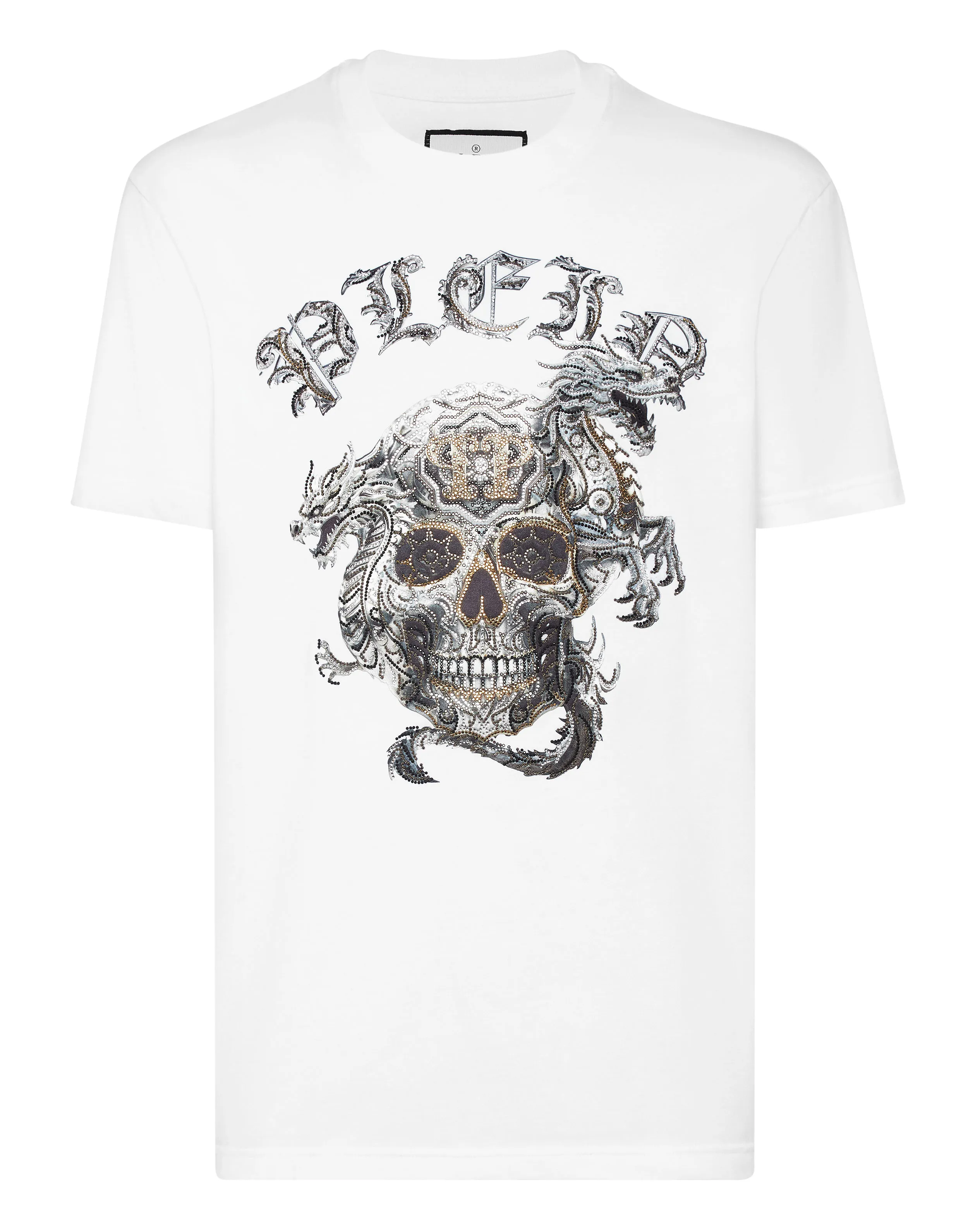 TSHIRT ROUND NECK SS STONES SKULL