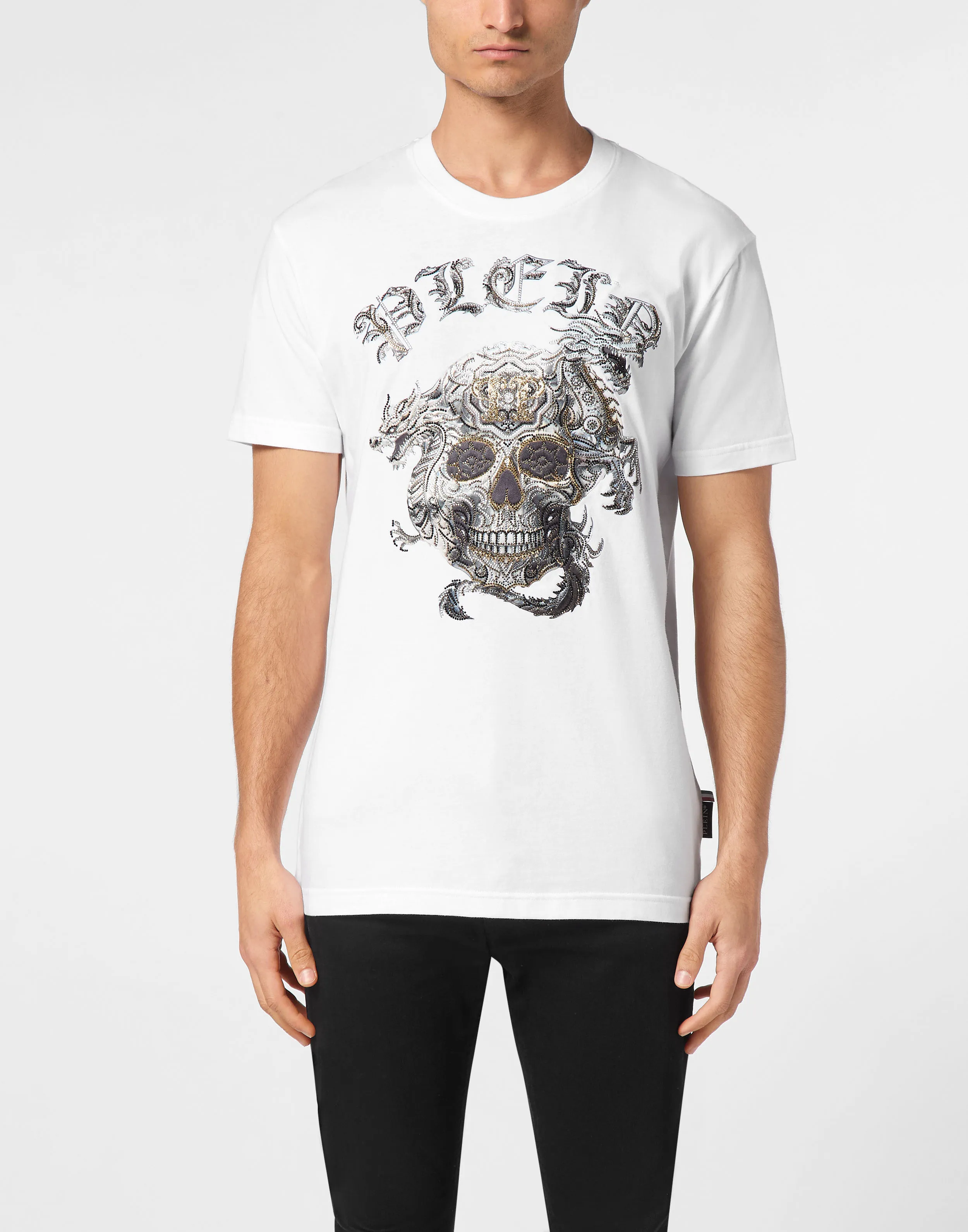 TSHIRT ROUND NECK SS STONES SKULL