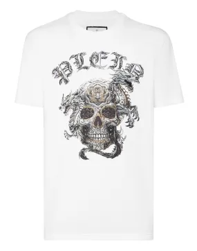 T-shirt Round Neck SS Stones Skull