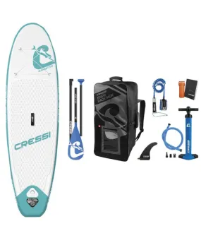 TABLA PADDLE SURF ELEMENT 8'2" Blanco-aguamarina