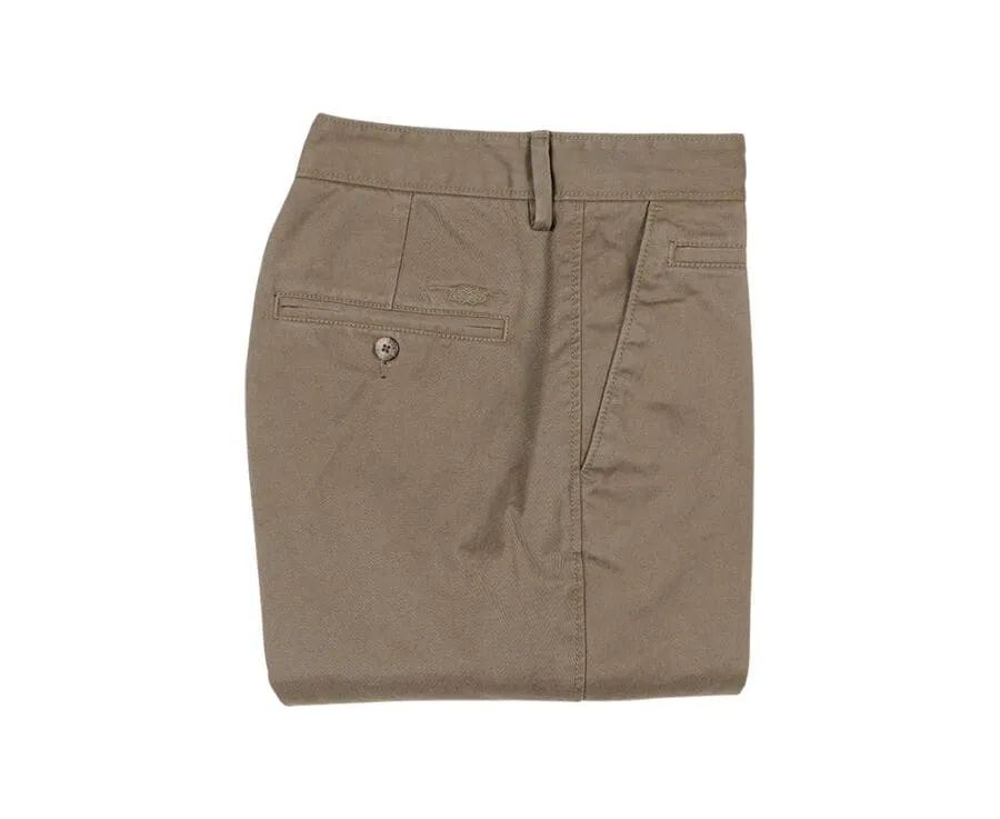 TAUPE CHINO TROUSERS FOR MEN  NIGEL II