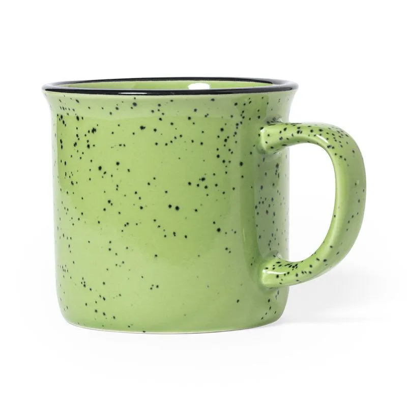 Taza de cerámica jaspeada de 350 ml. Lanay