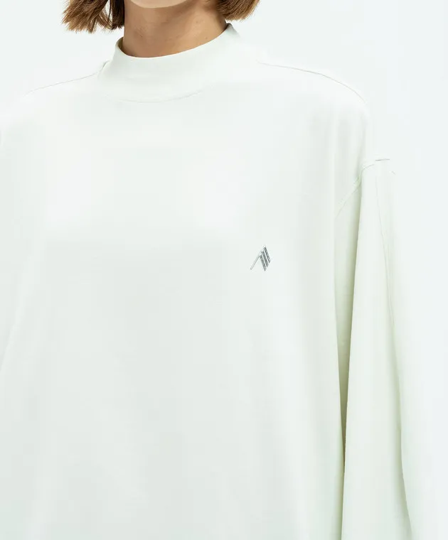 The Attico Green longsleeve with logo