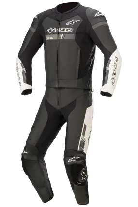 Traje de cuero Alpinestars GP Force Chaser 2-Piezas Negro-Blanco