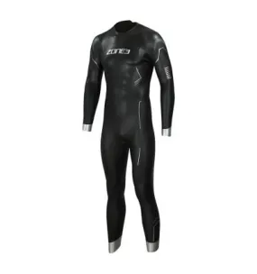 Traje de neopreno Zone3 Traje de neopreno Agile para hombre (NEGRO/PLATA)