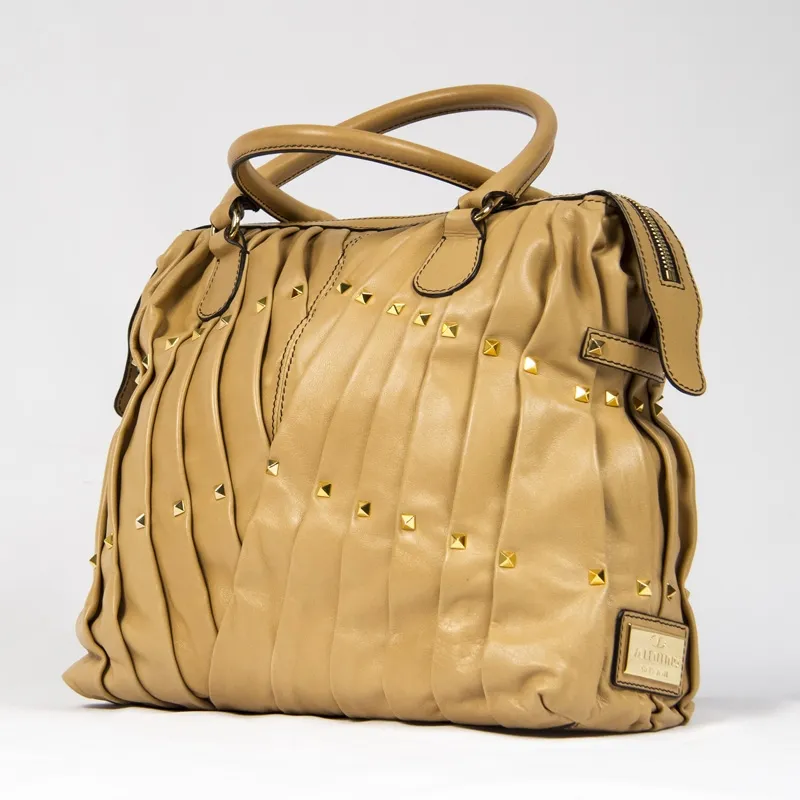 Valentino Bolso Rockstud Beige