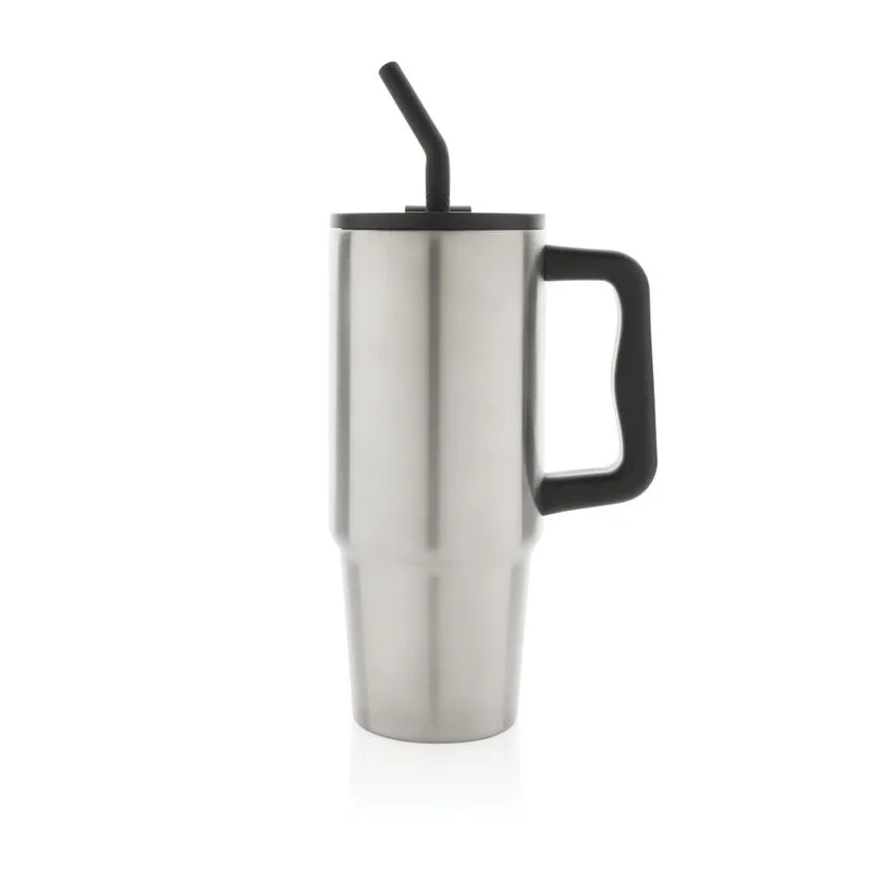 Vaso corporativo de acero inox. reciclado de 900ml. Embrace