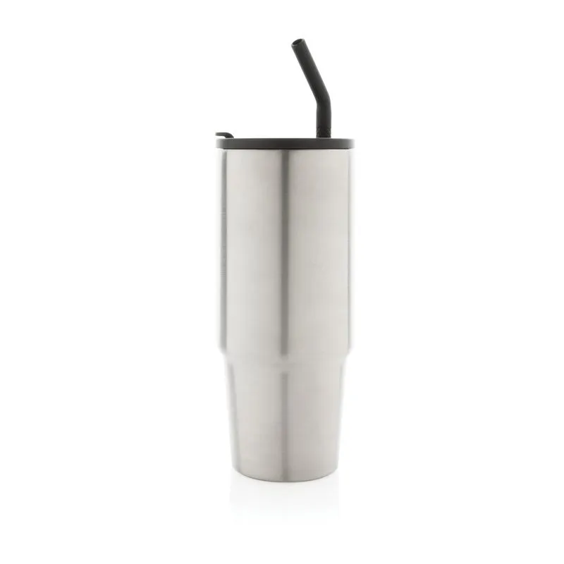 Vaso corporativo de acero inox. reciclado de 900ml. Embrace