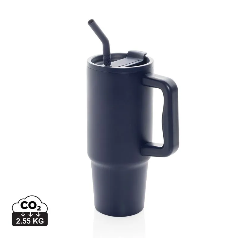 Vaso corporativo de acero inox. reciclado de 900ml. Embrace