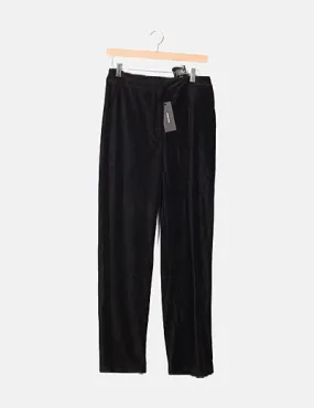 Vero Moda Pantalón negro de pana