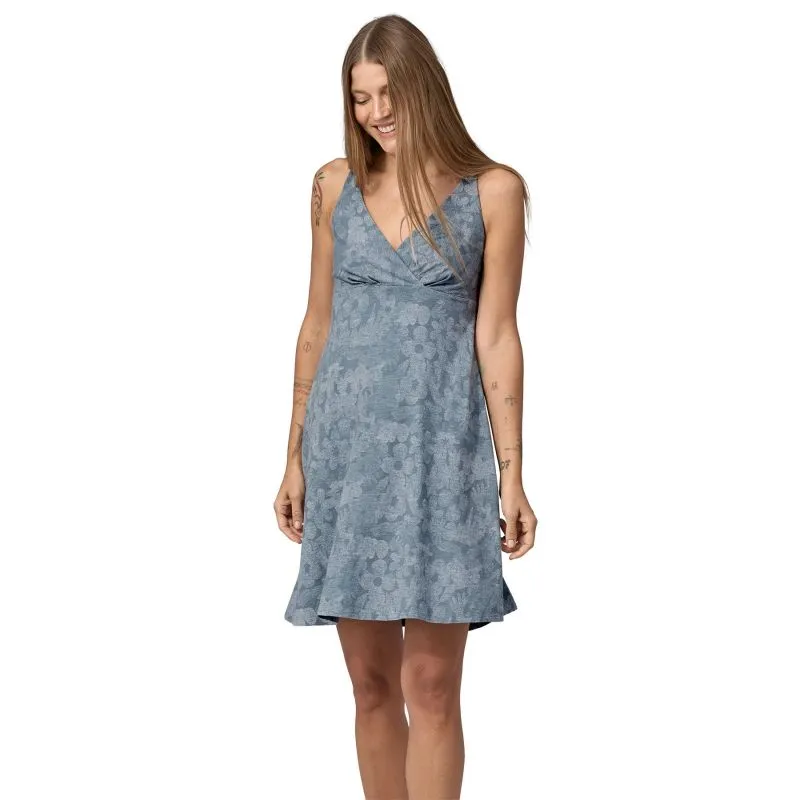 Vestido Patagonia Women's W's Amber Dawn Dress (Canalización de la primavera: gris penacho claro)