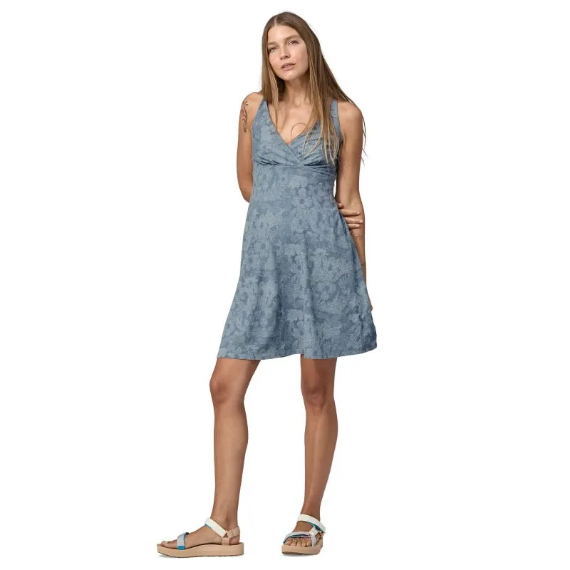 Vestido Patagonia Women's W's Amber Dawn Dress (Canalización de la primavera: gris penacho claro)