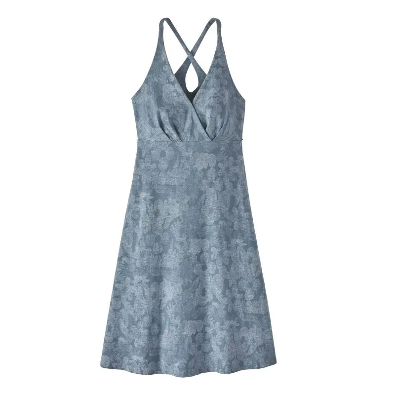 Vestido Patagonia Women's W's Amber Dawn Dress (Canalización de la primavera: gris penacho claro)