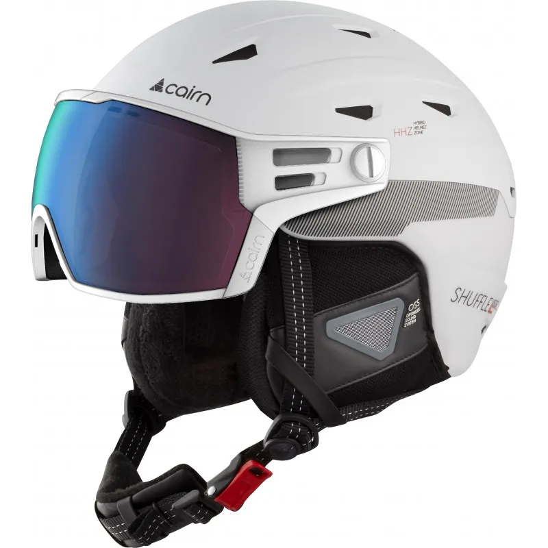 Visor casco Cairn Shuffle S-visor Evolight Nxt (Blanco)