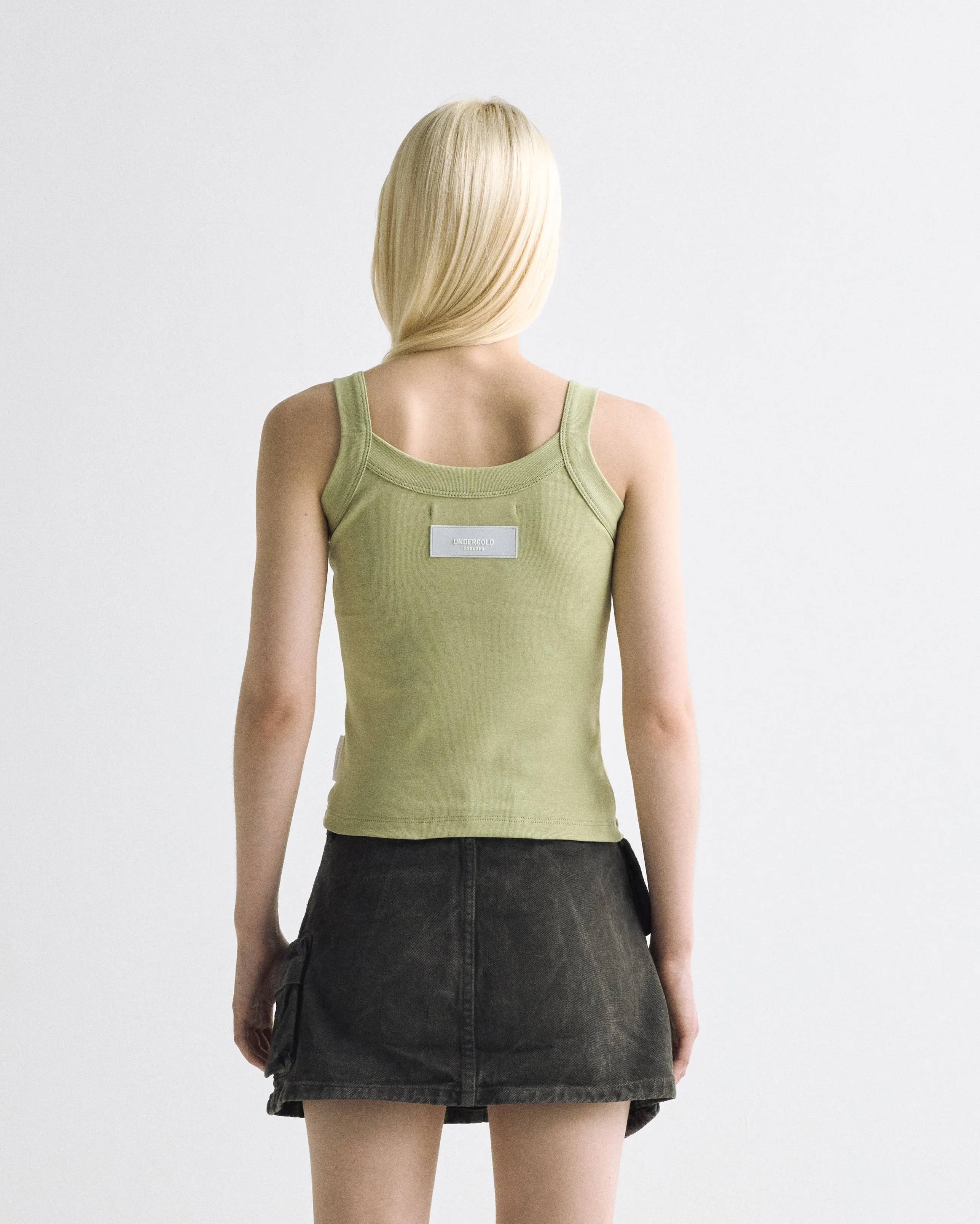 W Basics Tank Top Green