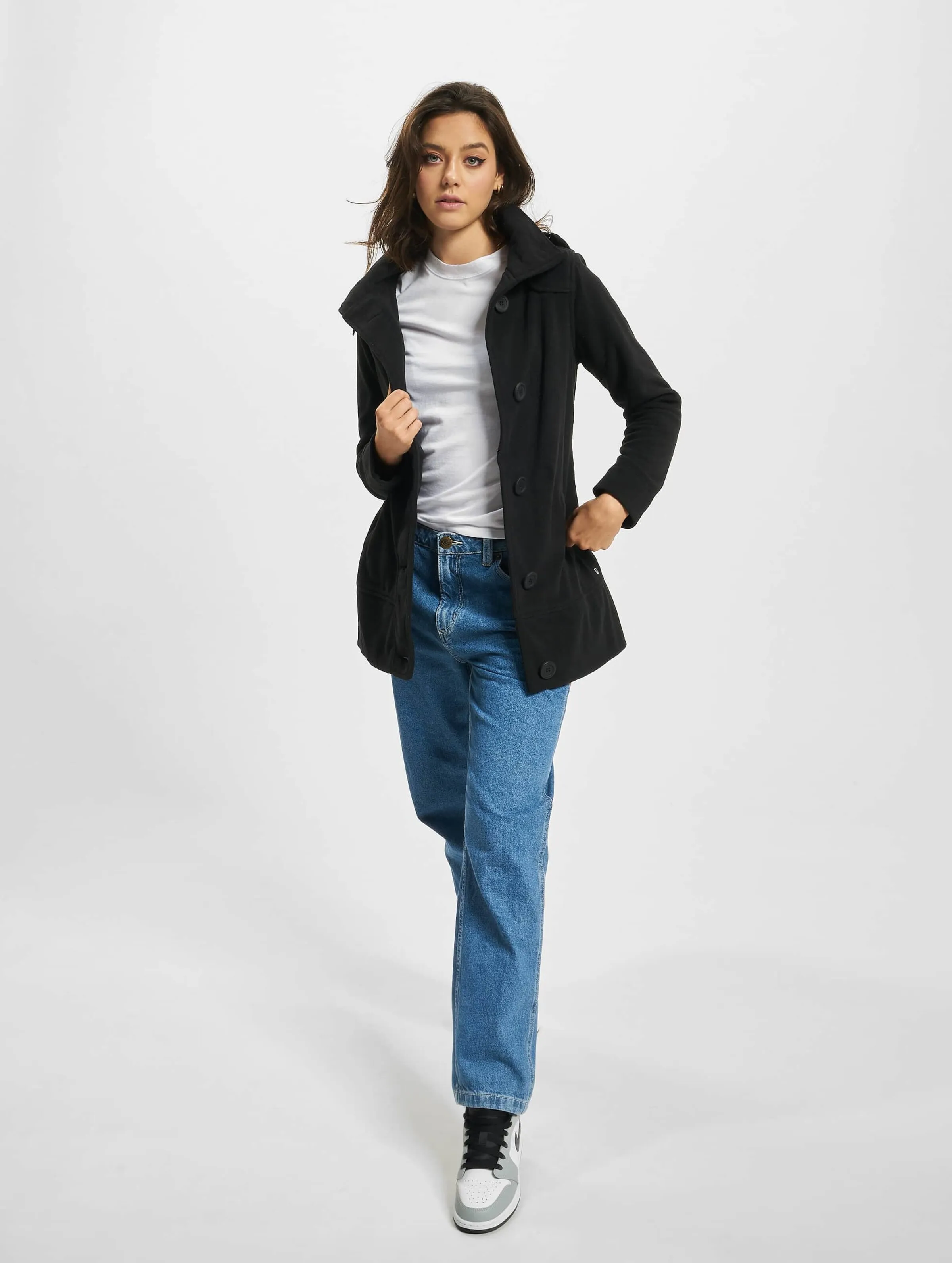 Women Square Fleece Jacket