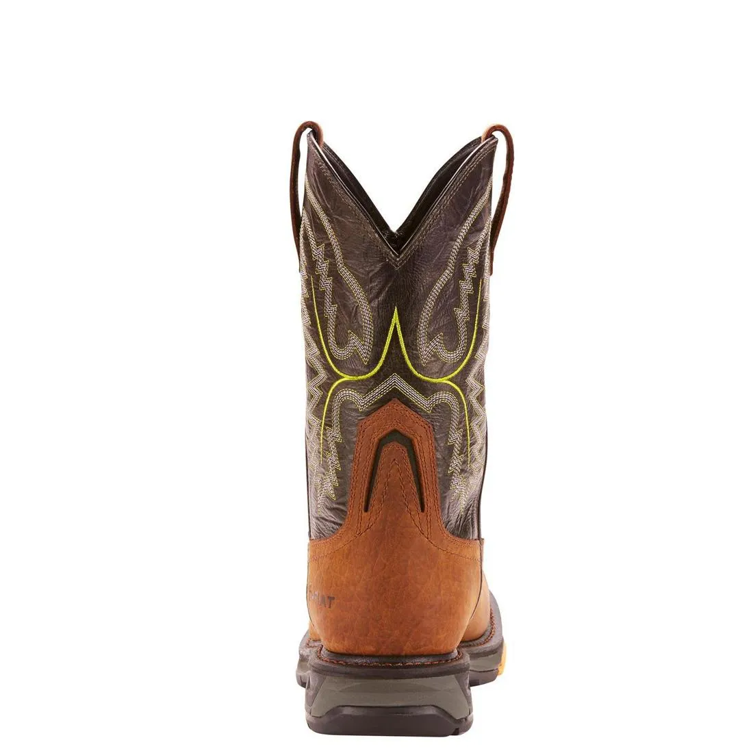 WorkHog XT Wide Square Toe Waterproof Work Boot Tumbled Bark