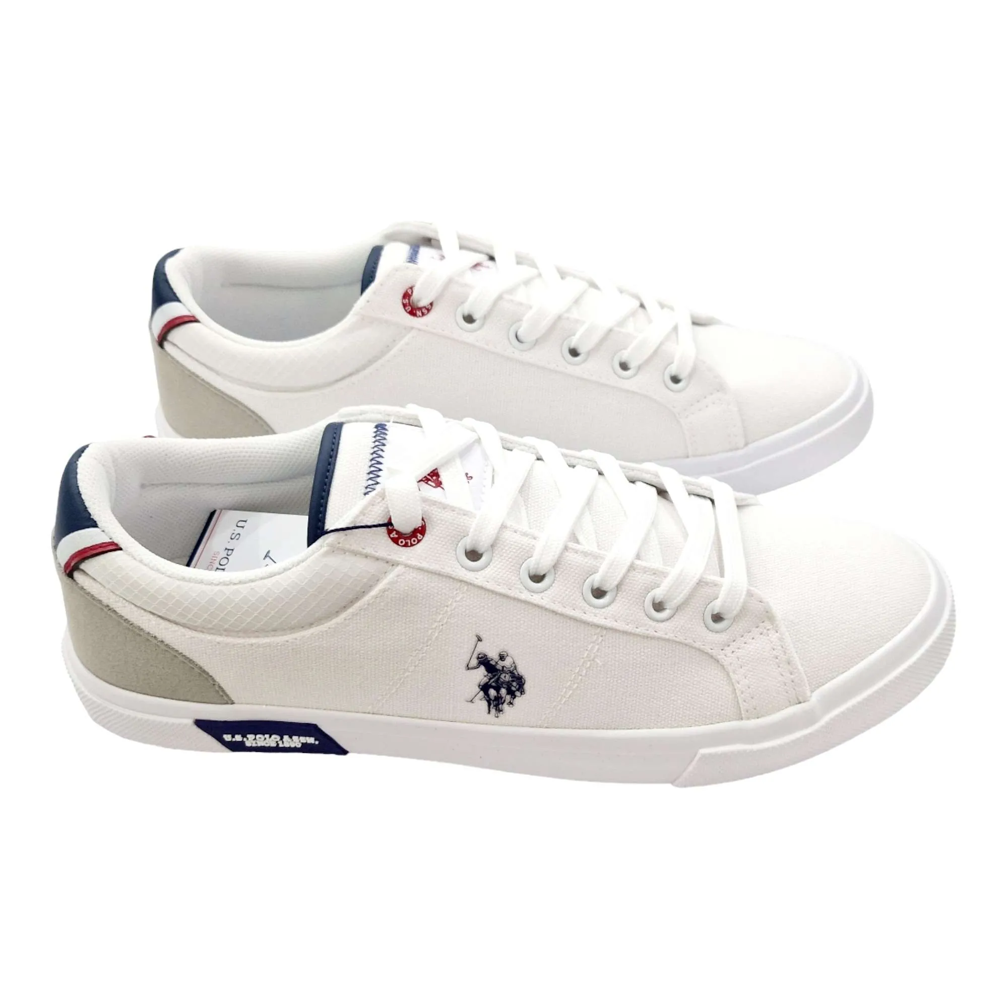 ZAPATILLA LONA HOMBRE US POLO ASSN BLANCA BLANCO