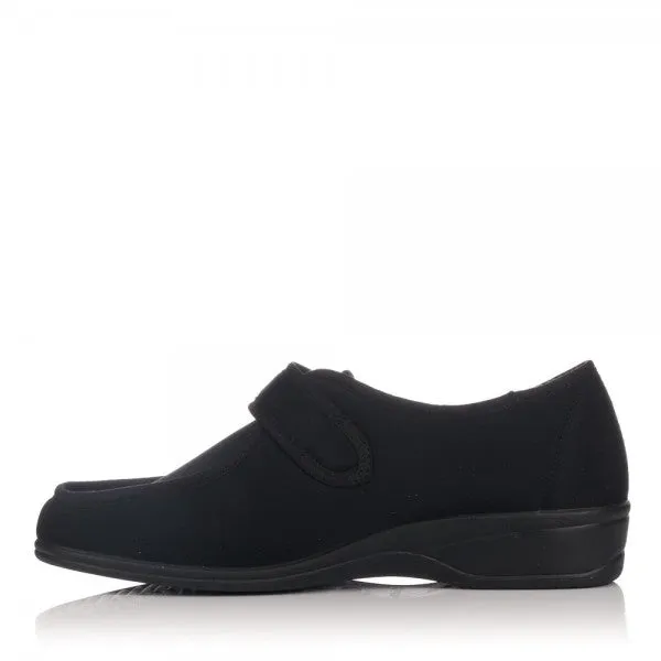 ZAPATILLA MUJER DOCTOR CUTILLAS 746 NEGRO VELCRO