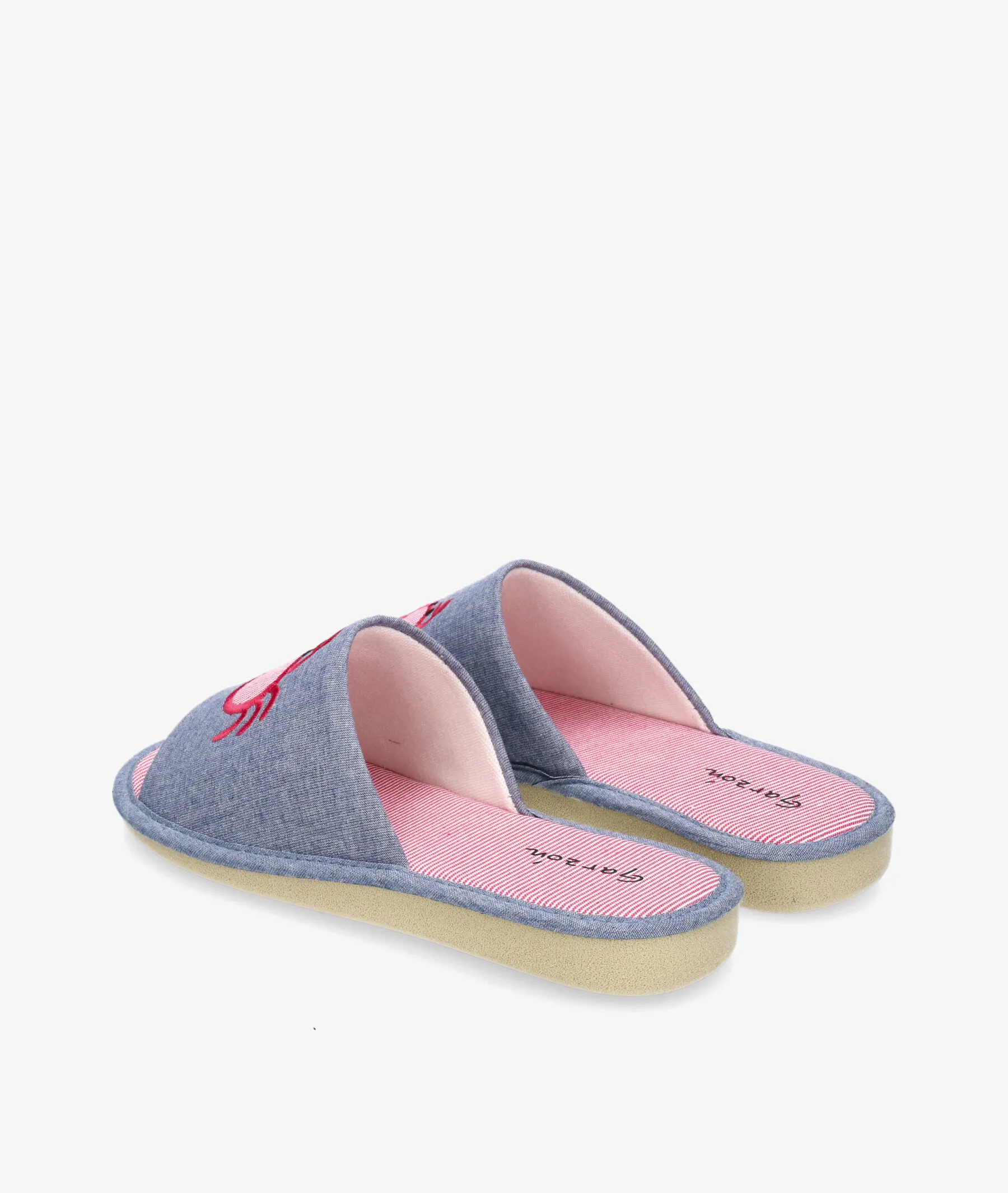 Zapatillas de casa  en color jeans para mujer