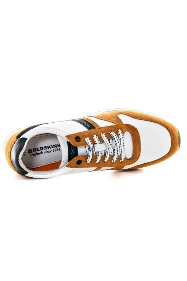 Zapatillas De Lona Hombre Redskins Nixori Orange Blanc Marine