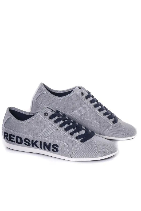 Zapatillas De Lona Hombre Redskins Texas Gris Marine