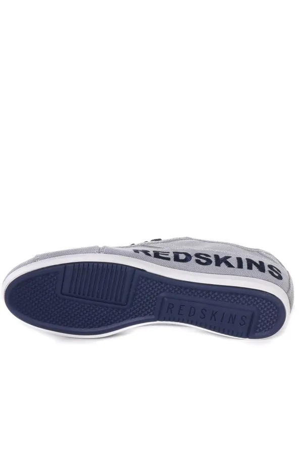 Zapatillas De Lona Hombre Redskins Texas Gris Marine