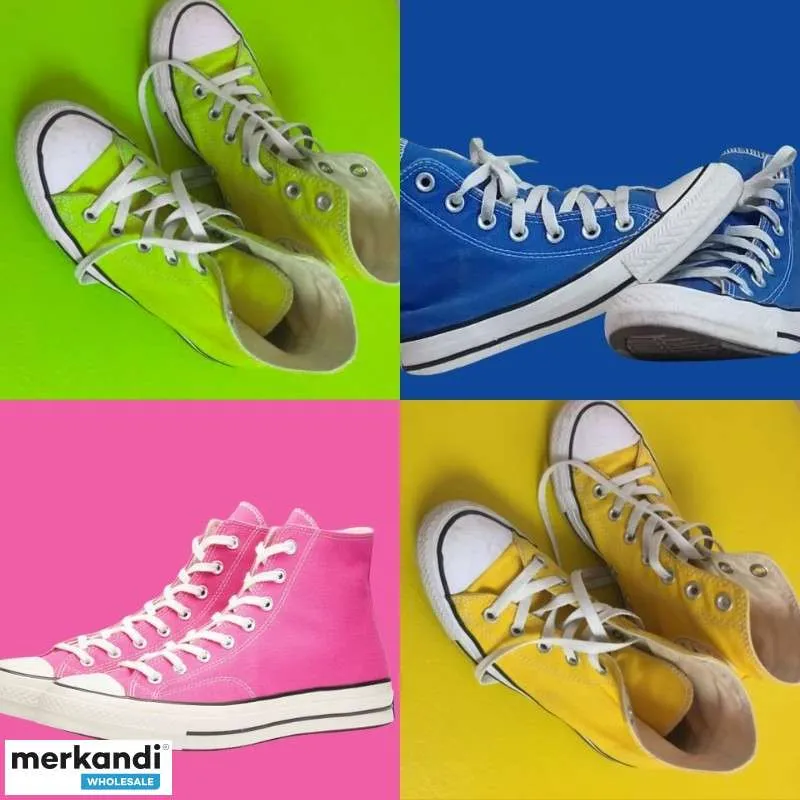 Zapatillas de Lona para Mujer Estilo Converse al Por Mayor - Tallas 36 a 40