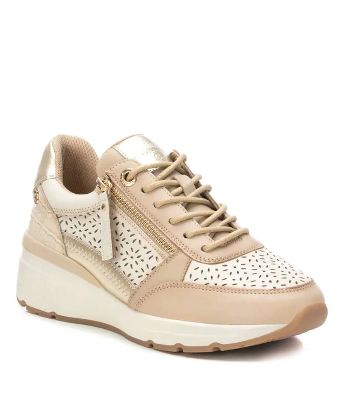 ZAPATILLAS DE PIEL PARA MUJER CARMELA 16141703 BEIGE