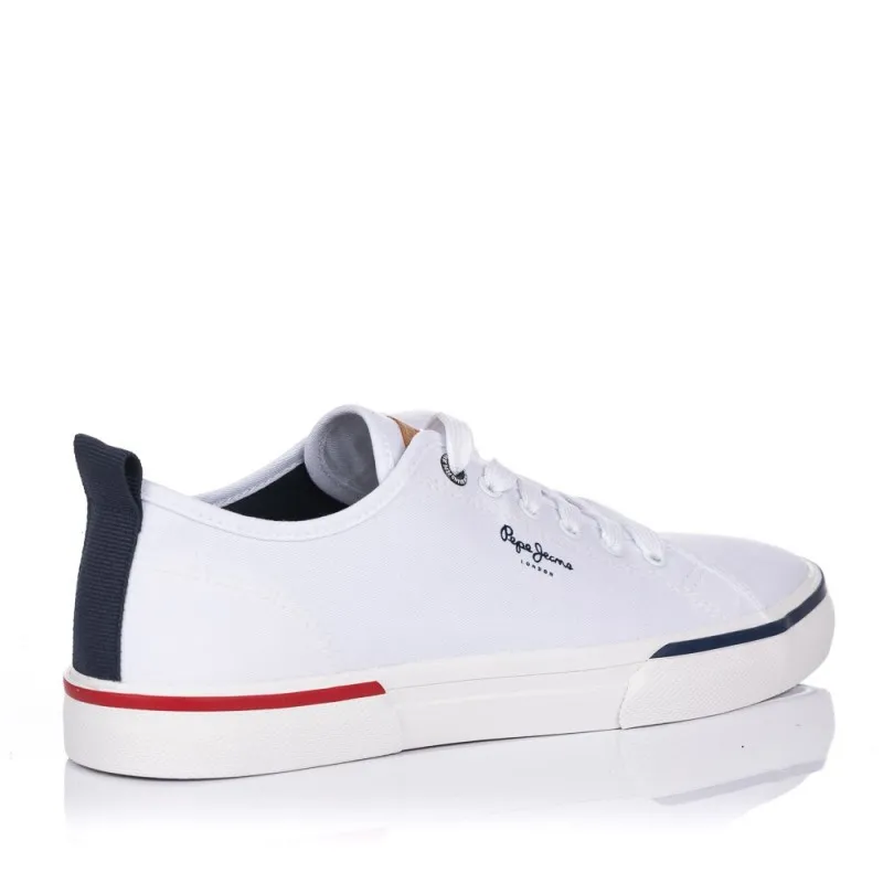 Zapatillas Lona Pepe Jeans Pms30811 Hombre Blanco