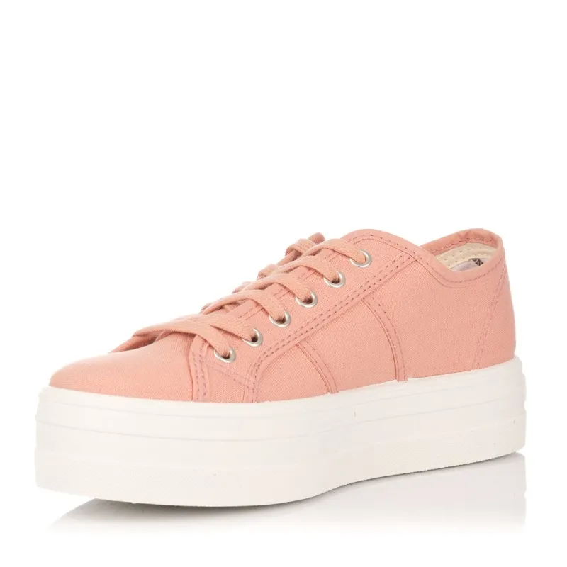 Zapatillas Lona Victoria 109200 Mujer Rosa