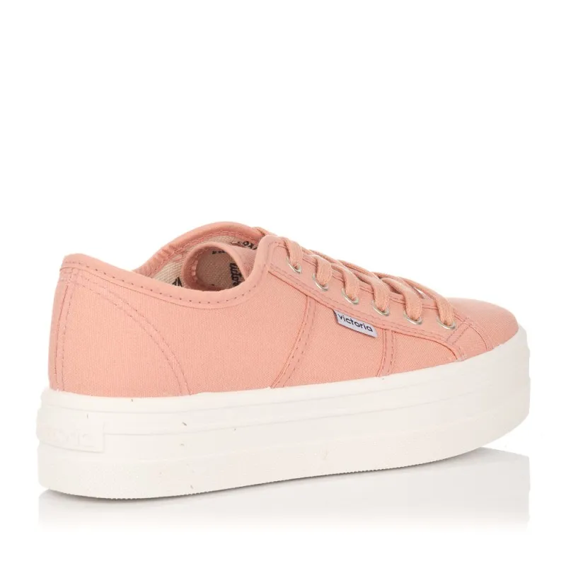 Zapatillas Lona Victoria 109200 Mujer Rosa