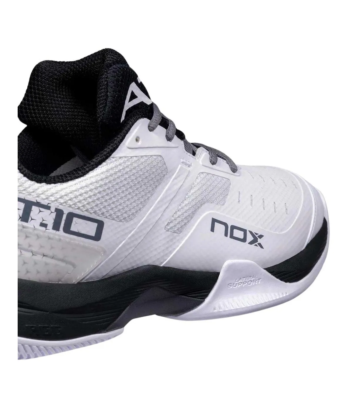 Zapatillas Nox de Padel AT10 Blanco Negro