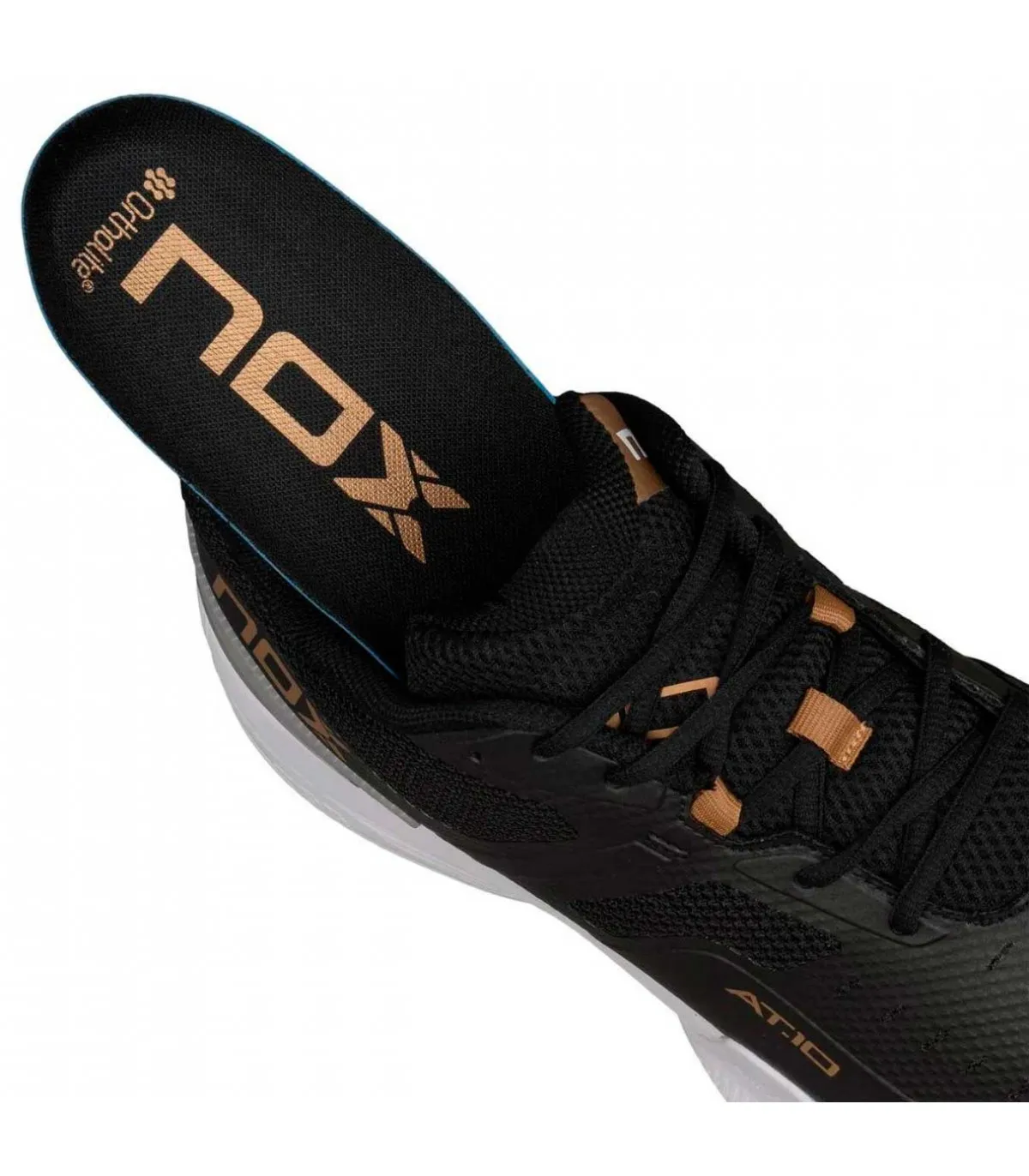 Zapatillas Nox de padel AT10 Pro Negro Oro