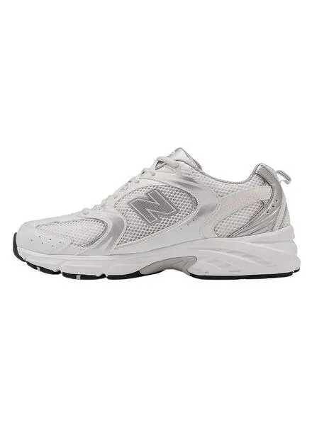 Zapatillas para mujer New Balance 530 blanco y plata