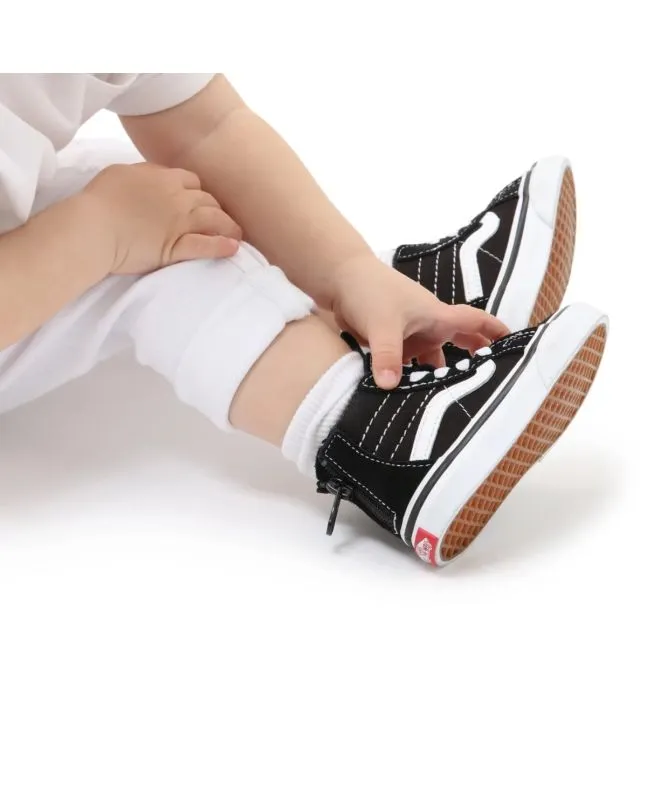 Zapatillas Vans Sk8-Hi Zip Bebé (1-4 años) Negras