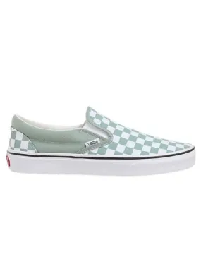 Zapatillas Vans Slip-On Checkerboard Azul Para Mujer